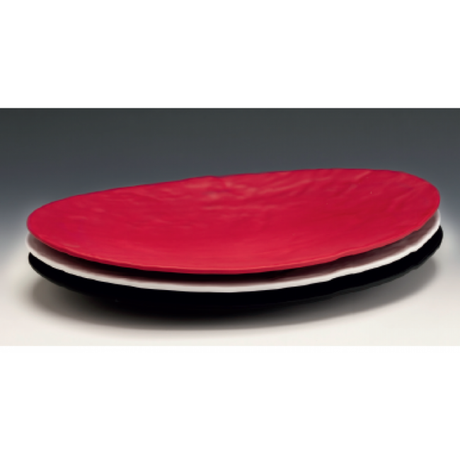 Alkan Matte Black Melamine Display Tray 43.5x28cm Melamine for hospitality & OS&E