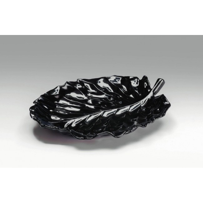 Alkan Melamine Leaf-Shaped Platter - Small 31x24cm Melamine for hospitality & OS&E