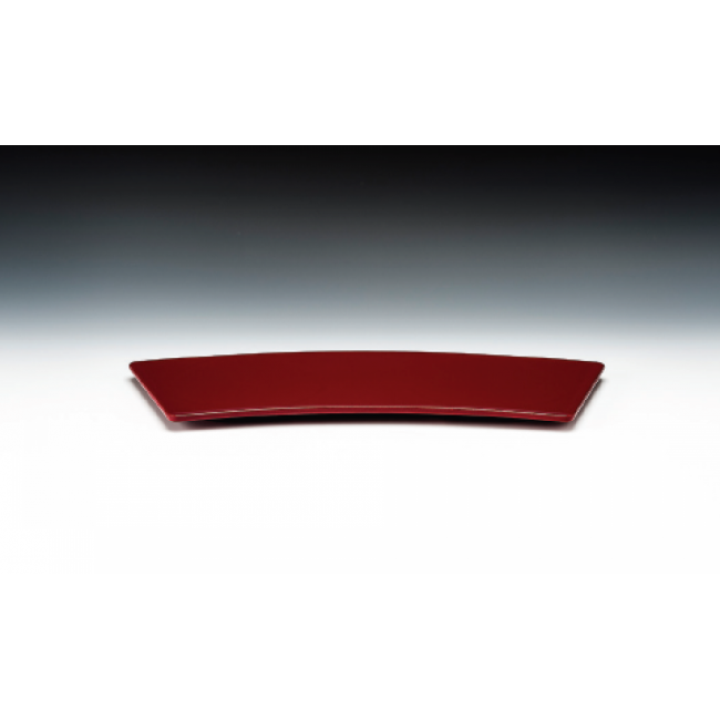 Alkan Melamine Rectangular Platter - Dark Wood 19x46cm Melamine for hospitality & OS&E