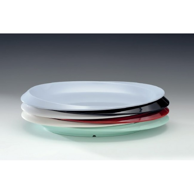 Alkan Melamine Rectangular Platter with Curved Edge 26x40cm Melamine for hospitality & OS&E