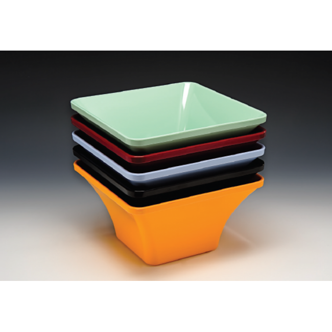Alkan Melamine Square Pedestal Bowl 27cm Melamine for hospitality & OS&E