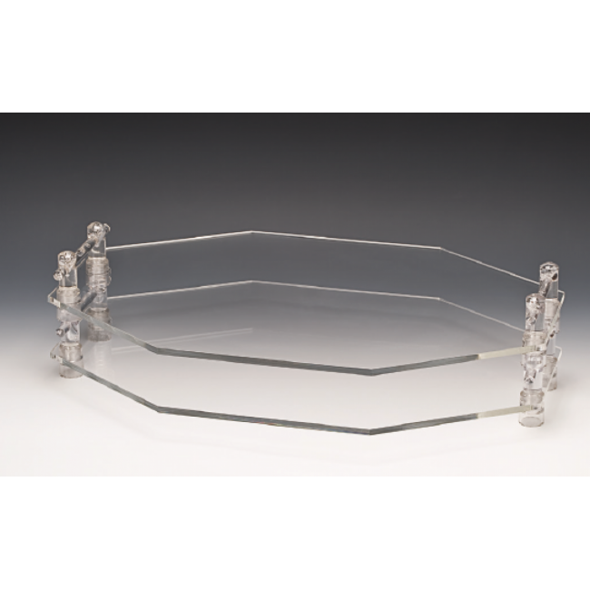 Alkan Octagon Acrylic Buffet Riser 60x40cm Acrylic for hospitality & OS&E