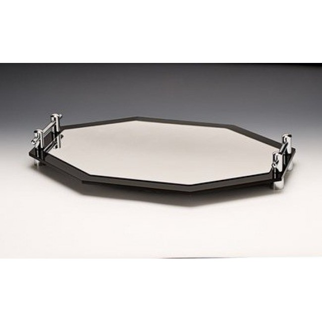 Alkan Octagon Mirrored Display Stand 60x40cm for hospitality & OS&E