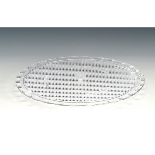Alkan Polycarbonate Cake Stand Base - Black 31cm Polycarbonate for hospitality & OS&E