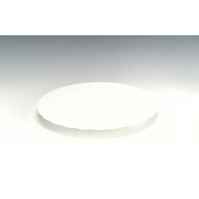 Alkan Polycarbonate Cake Stand Base - White 23cm Polycarbonate for hospitality & OS&E
