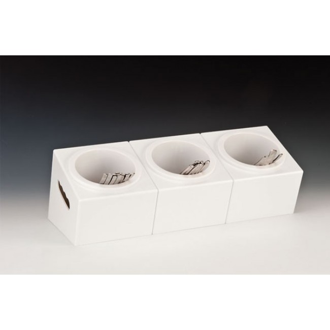 Alkan Polycarbonate Cutlery Caddy - Black 48cm Polycarbonate for hospitality & OS&E