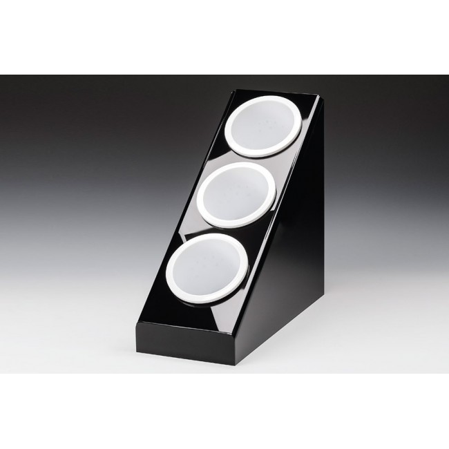 Alkan Polycarbonate Cutlery Caddy with Lid - White Polycarbonate for hospitality & OS&E