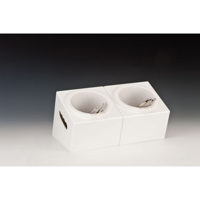 Alkan Polycarbonate Cutlery Stand - Black Polycarbonate for hospitality & OS&E