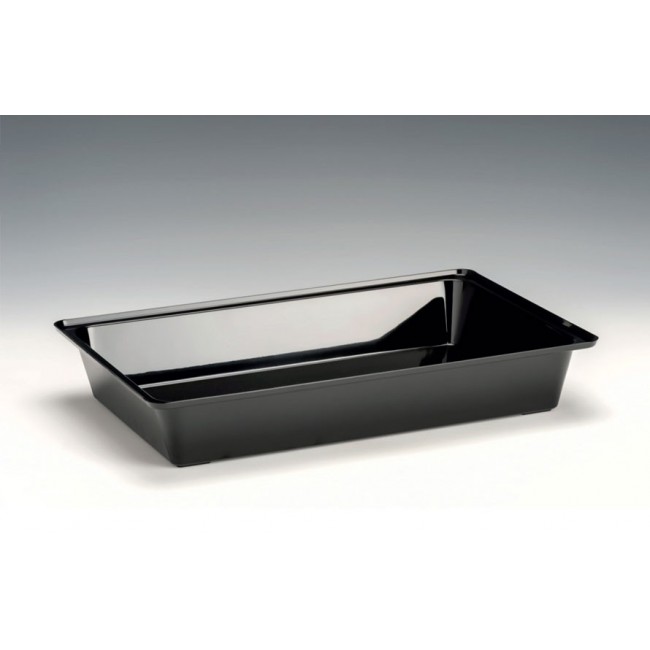 Alkan Polycarbonate Deep Tray - Black 44cm Polycarbonate for hospitality & OS&E