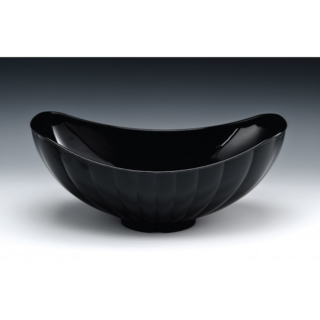 Alkan Polycarbonate Display Bowl - Black 42.5x25.5cm Polycarbonate for hospitality & OS&E