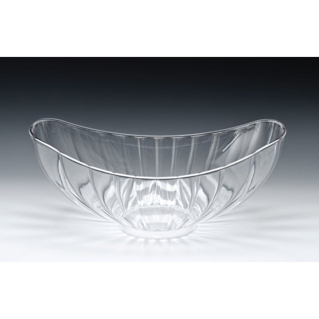 Alkan Polycarbonate Display Bowl - Clear 42.5x25.5cm Polycarbonate for hospitality & OS&E