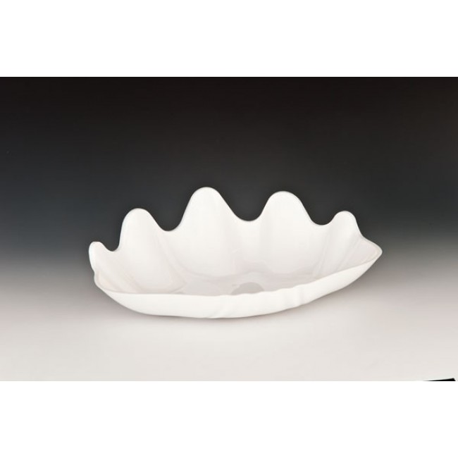 Alkan Polycarbonate Display Platter - White 38x27cm Polycarbonate for hospitality & OS&E