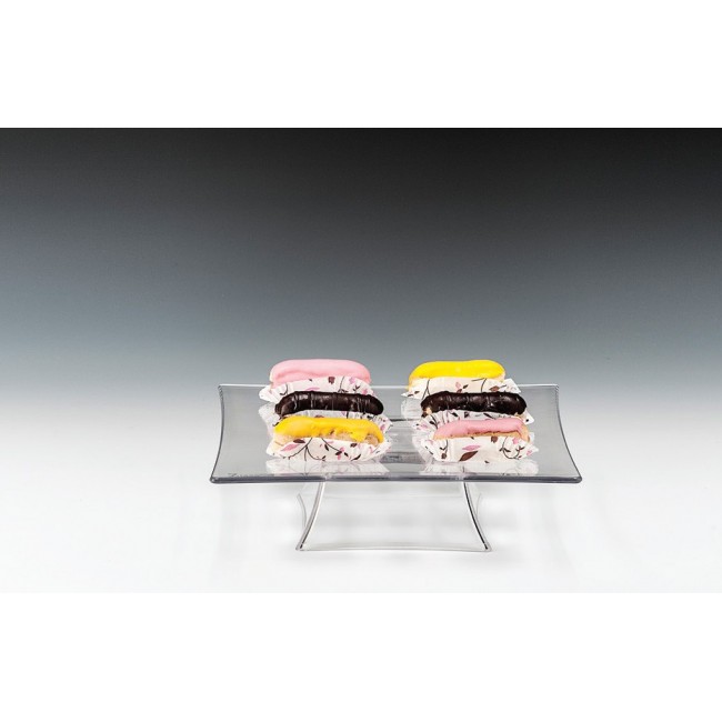 Alkan Polycarbonate Display Stand - Black 20cm Polycarbonate for hospitality & OS&E