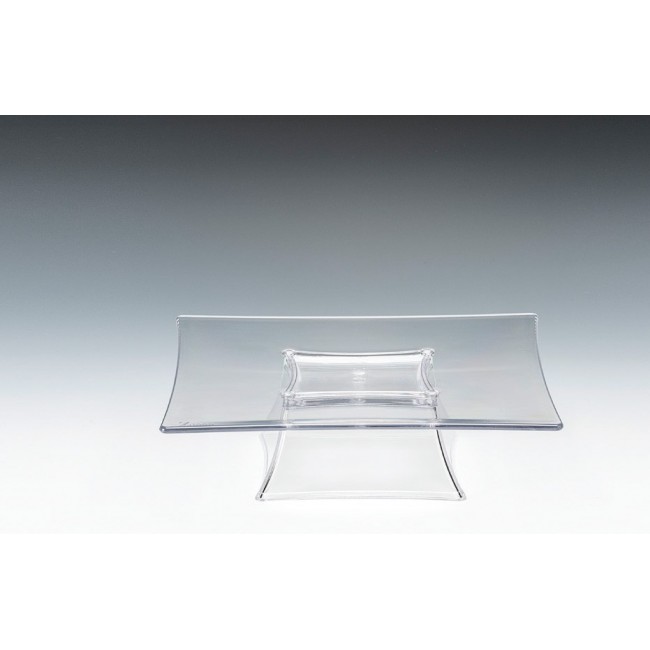 Alkan Polycarbonate Display Stand - Black 25cm Polycarbonate for hospitality & OS&E
