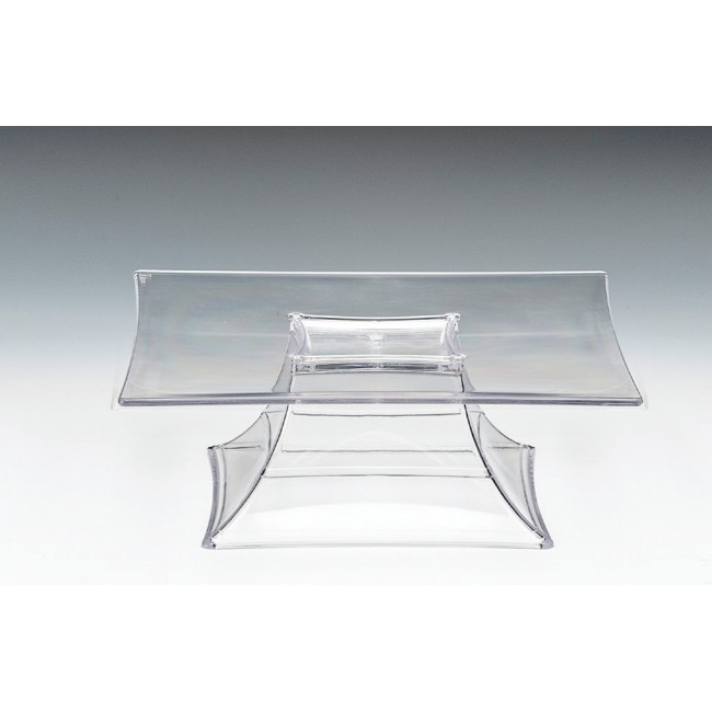 Alkan Polycarbonate Display Stand - Black 30cm Polycarbonate for hospitality & OS&E