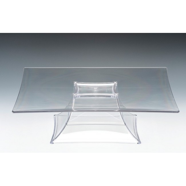 Alkan Polycarbonate Display Stand - Black 35cm Polycarbonate for hospitality & OS&E