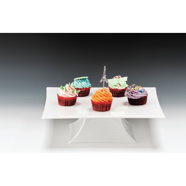Alkan Polycarbonate Display Stand - Clear 25cm Polycarbonate for hospitality & OS&E