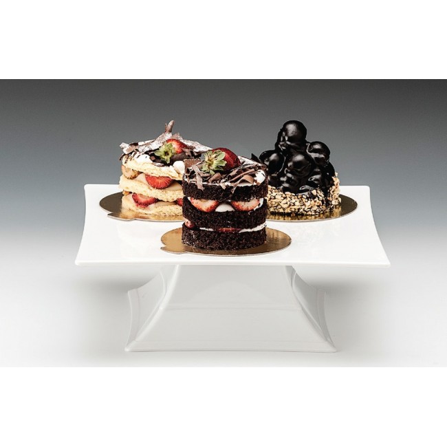 Alkan Polycarbonate Display Stand - Clear 30cm Polycarbonate for hospitality & OS&E