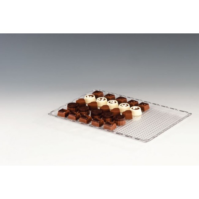 Alkan Polycarbonate Display Tray - Black 20x30cm Polycarbonate for hospitality & OS&E