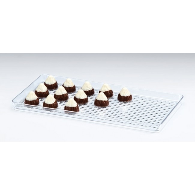 Alkan Polycarbonate Display Tray - Brown 15x30cm Polycarbonate for hospitality & OS&E