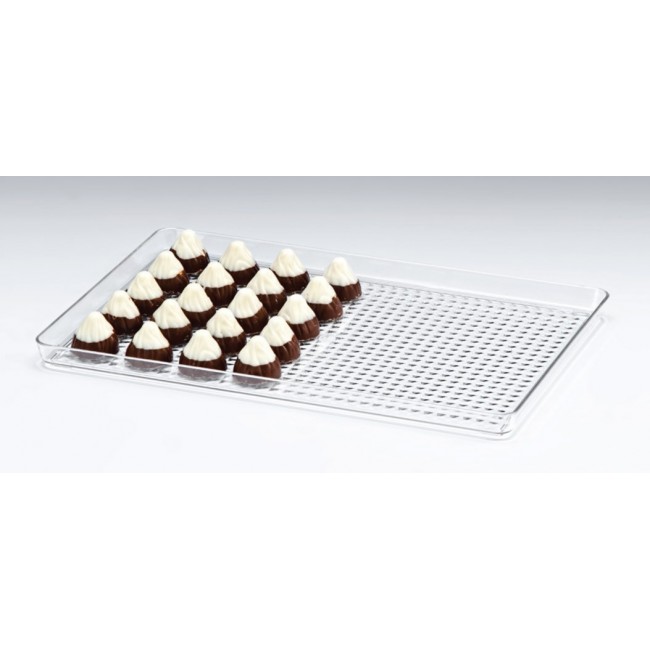 Alkan Polycarbonate Display Tray - Brown 20x30cm Polycarbonate for hospitality & OS&E