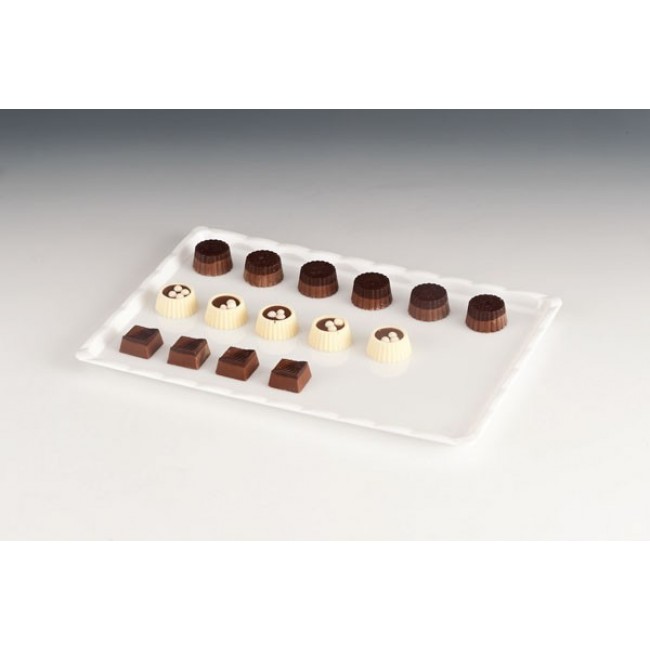 Alkan Polycarbonate Display Tray - Clear 20x30cm Polycarbonate for hospitality & OS&E