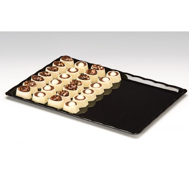 Alkan Polycarbonate Display Tray - White 20x30cm Polycarbonate for hospitality & OS&E
