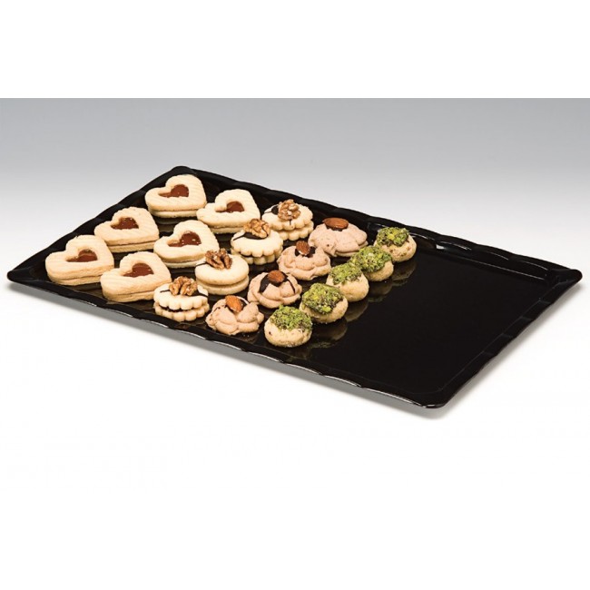 Alkan Polycarbonate Display Tray - White 25x40cm Polycarbonate for hospitality & OS&E