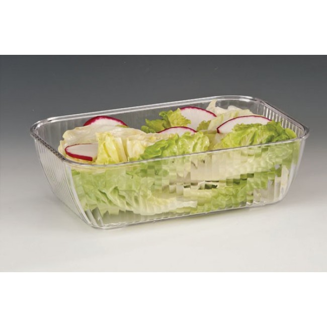 Alkan Polycarbonate Rectangular Bowl - Clear 18x27cm Polycarbonate for hospitality & OS&E