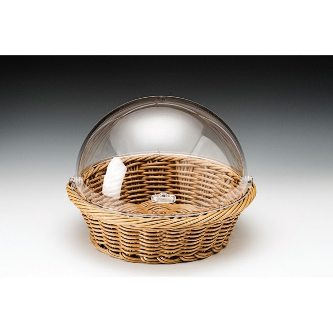 Alkan Polycarbonate Rolltop Basket with Lid 35cm Polycarbonate for hospitality & OS&E