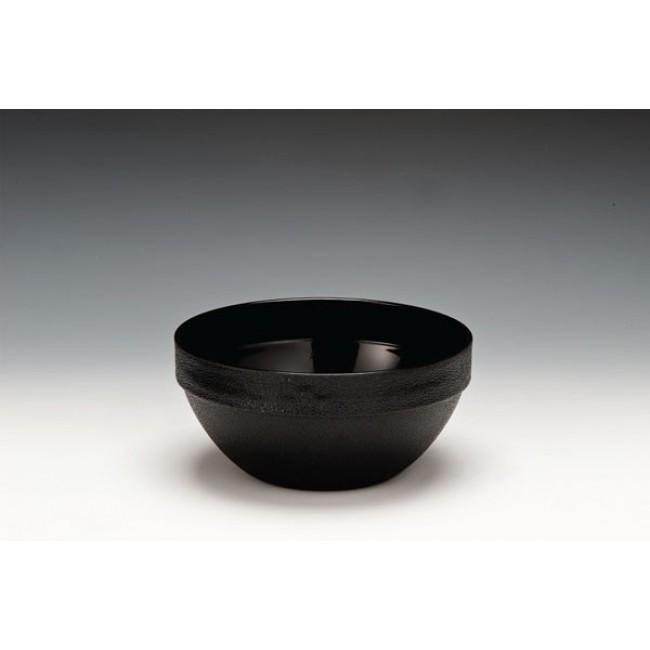 Alkan Polycarbonate Round Bowl - Black 26cm Polycarbonate for hospitality & OS&E