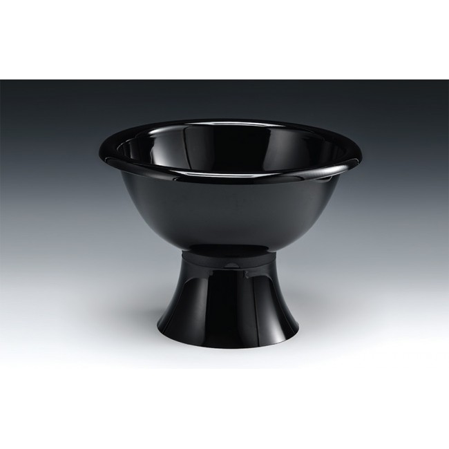 Alkan Polycarbonate Round Bowl - Black 35cm Polycarbonate for hospitality & OS&E