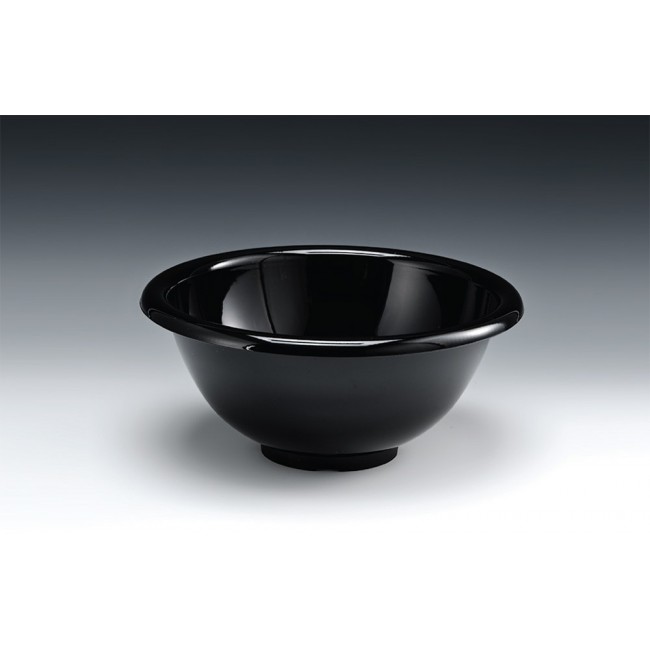 Alkan Polycarbonate Round Bowl - Black 35cm Polycarbonate for hospitality & OS&E