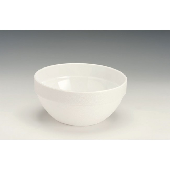 Alkan Polycarbonate Round Bowl - White 23cm Polycarbonate for hospitality & OS&E