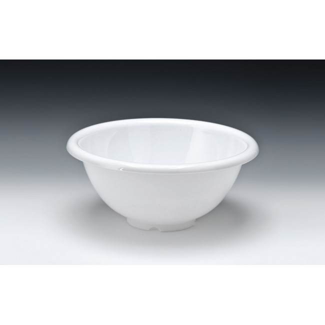Alkan Polycarbonate Round Bowl - White 35cm Polycarbonate for hospitality & OS&E