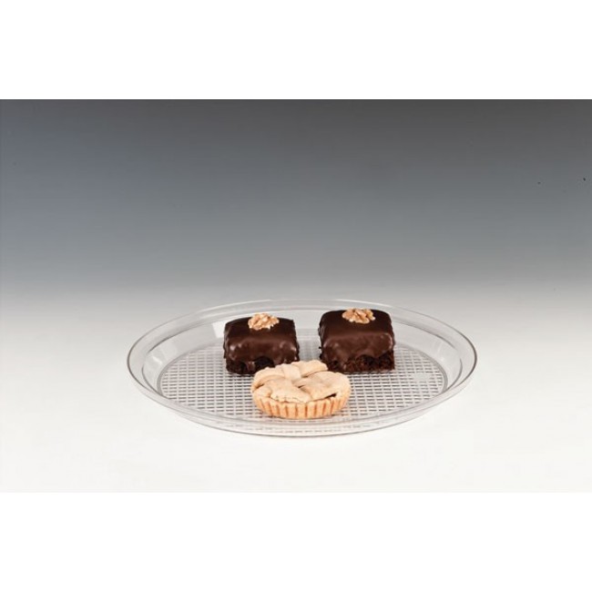 Alkan Polycarbonate Round Display Tray 34cm Polycarbonate for hospitality & OS&E