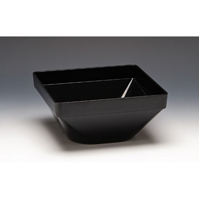 Alkan Polycarbonate Square Bowl - Black 26cm Polycarbonate for hospitality & OS&E