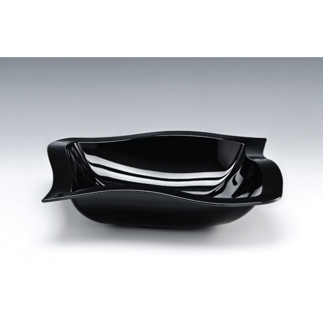 Alkan Polycarbonate Square Bowl - Black 29cm Polycarbonate for hospitality & OS&E