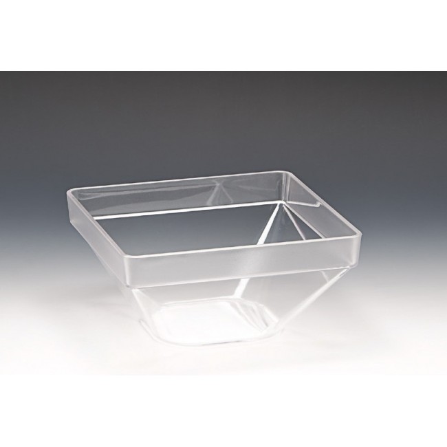 Alkan Polycarbonate Square Bowl - White 22cm Polycarbonate for hospitality & OS&E