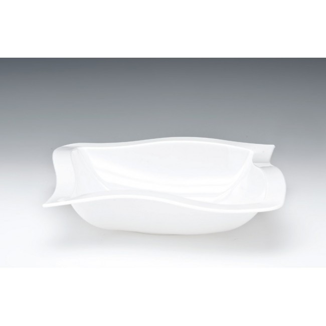 Alkan Polycarbonate Square Bowl - White 29cm Polycarbonate for hospitality & OS&E