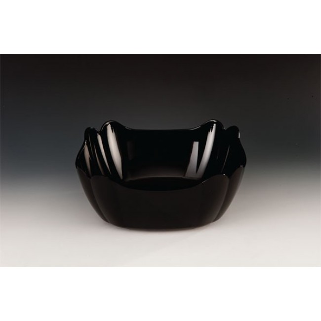 Alkan Polycarbonate Square Display Bowl - Black 31cm Polycarbonate for hospitality & OS&E