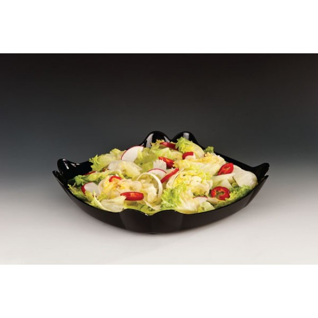 Alkan Polycarbonate Square Display Bowl - Black 35cm Polycarbonate for hospitality & OS&E