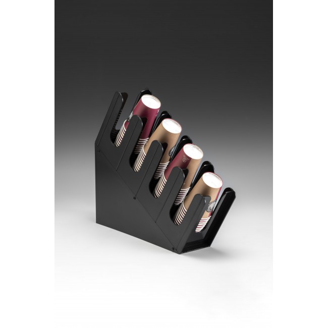 Alkan Polycarbonate Vertical Cup & Lid Dispenser Polycarbonate for hospitality & OS&E