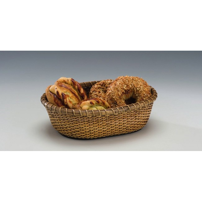 Alkan Rattan Style Oval Basket 19x26cm for hospitality & OS&E