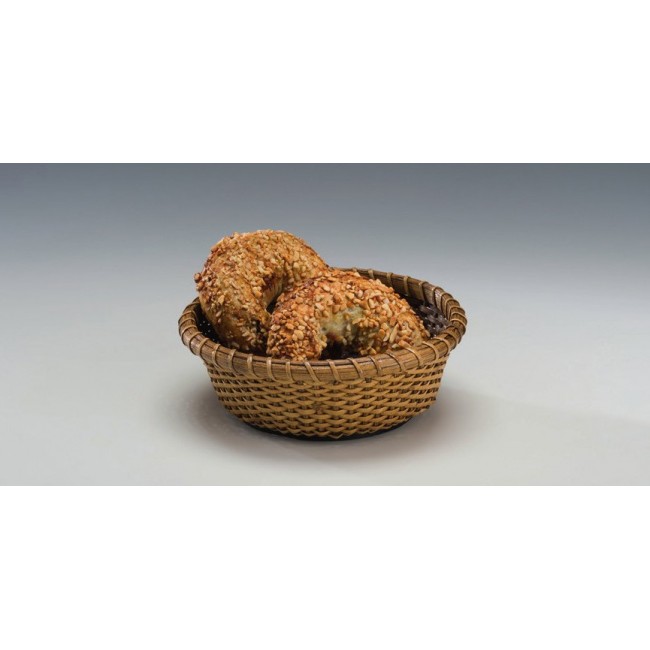 Alkan Rattan Style Round Basket 18cm for hospitality & OS&E
