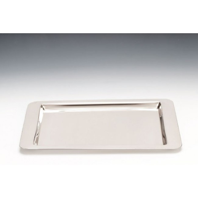 Alkan Rectangular Steel Display Tray 33x48cm Stainless Steel for hospitality & OS&E