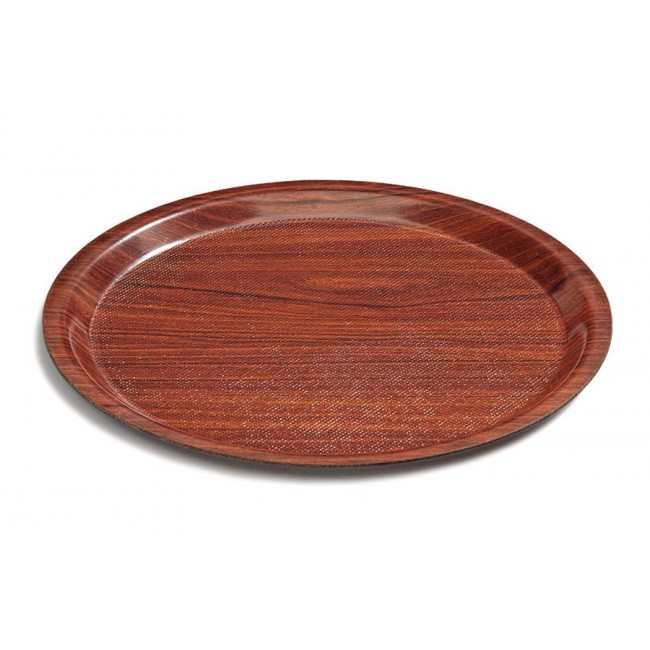 Alkan Round Non-Slip Serving Tray 43cm for hospitality & OS&E