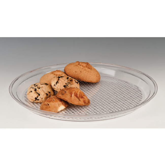 Alkan Round Polycarbonate Display Tray with Lid 42cm Polycarbonate for hospitality & OS&E