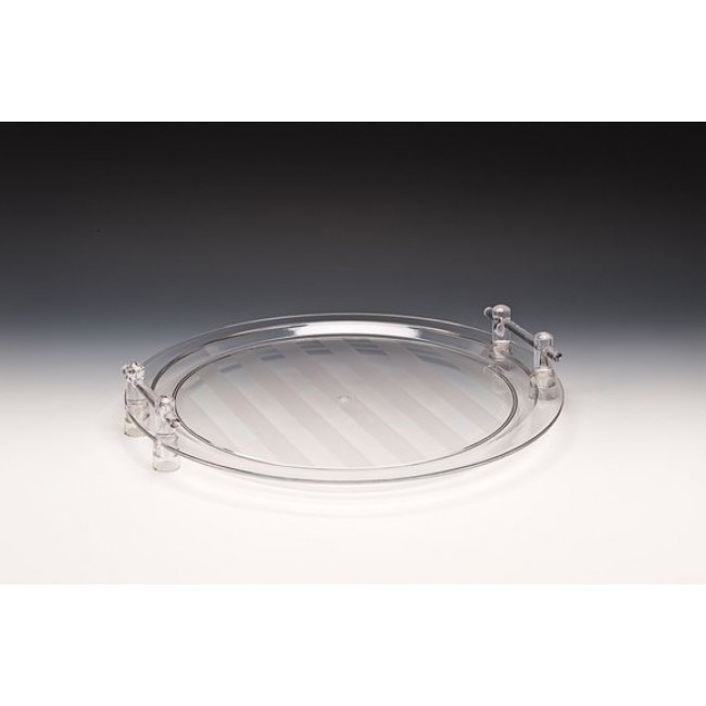 Alkan Round Polycarbonate Tray with Lid and Stand 50cm Polycarbonate for hospitality & OS&E