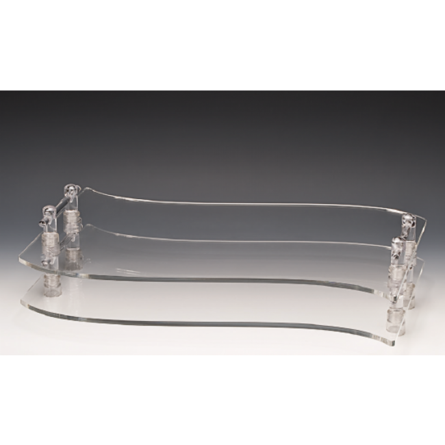 Alkan "S" Shaped Acrylic Buffet Riser 60x40cm Acrylic for hospitality & OS&E